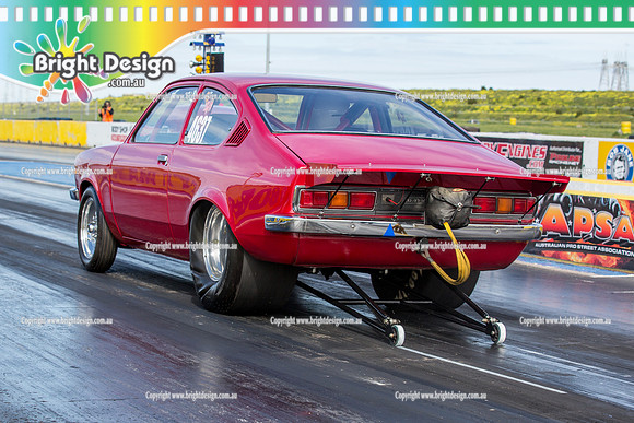 Sunday Funday Off Street Drag Racing @ Calder Park Drag Racing Sun 28 August 2016  (57881)  4637  RED GEMINI  ENIO MARROCCO