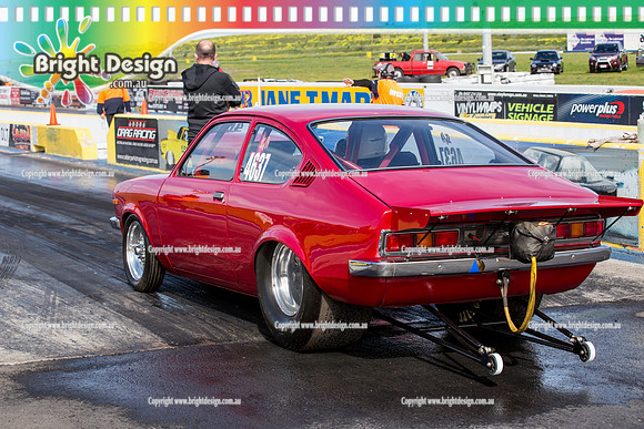 Sunday Funday Off Street Drag Racing @ Calder Park Drag Racing Sun 28 August 2016  (57875)  4637  RED GEMINI  ENIO MARROCCO