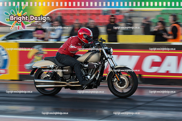 ANDRA Street Outlaws Drag Racing Quals Rnd 6 @ Calder Park 10 October 2014  (25870)  BIKE