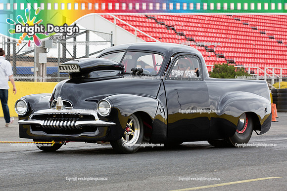 ANDRA John Taverna Classic #1 @ Calder Park Raceway March 1 2014  (11806)  SSA 5385 PINK N bLACK UTE