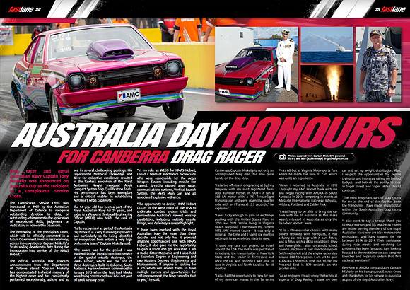 Fast Lane issue 30 March 2020 editional Wombat Racing tony Miskelly