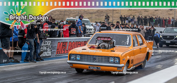 Street Outlaws NPK No Prep Kings vs Australia @ Calder D2 19 March 2023 (148336) 2501 BADD71 BRUNO MATIJASEVIC