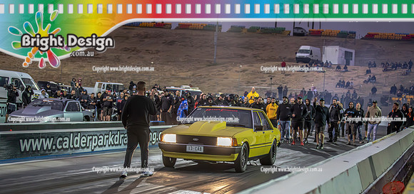 Street Outlaws NPK No Prep Kings vs Australia @ Calder D2 19 March 2023 (149269) 2575 JOHN DOE SCOTT TAYLOR 13CAB SEAN ANTHONY