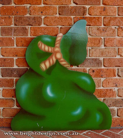 2- S-29 Santa Sack B Outdoor Christmas Decorations Handmade by Bright Design Airbrush Studio