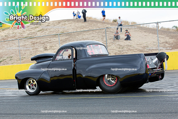 ANDRA John Taverna Classic #1 @ Calder Park Raceway March 1 2014  (11808)  SSA 5385 PINK N bLACK UTE