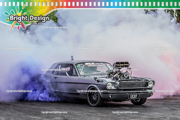 Summernats 34 Friday 7 Jan 2022  BDMP2949  S1CKO BURNOUT