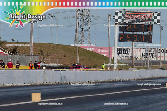 ANDRA Street Outlaws Drag Racing Quals Rnd 5 @ Calder Park 24 September 2014 (24245)  BIKE