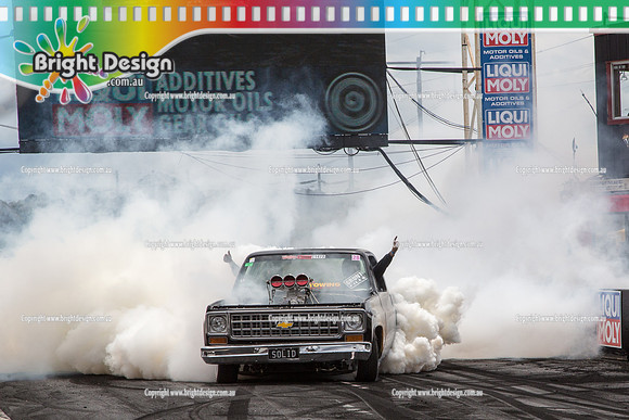 Summernats 28 Sunday 4 Jan 2015  BD  (7888)  SOLID BURNOUT