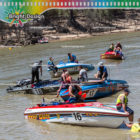 50th Southern 80 Feb 2015 Echuca Moama Ski Racing Photography  (2709)  TOP GUN  MERC FORCE REFLETIONS AUSTRALIA  BLOWN