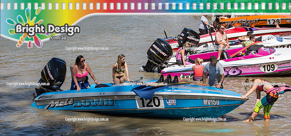 50th Southern 80 Feb 2015 Echuca Moama Ski Racing Photography  (3800)  MELT DOWN HEAVEN SENT THE HULK