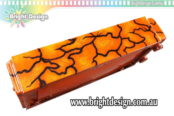 L201 Computer Casing Custom Airbrushed by Bright Design H www
