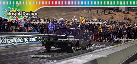 Street Outlaws NPK No Prep Kings vs Australia @ Calder D2 19 March 2023 (149436) SHAWN MURDER NOVA