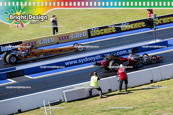 X-Champs @ Sydney Dragway FRI 2 May 2014  (1039)  AMD 3764 MICK BRAGGS RACING  AMD 1673 PETER BROWN