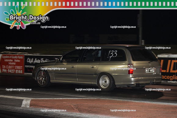 ANDRA Street Outlaws Drag Racing Quals Rnd 4 @ Calder Park  5 August 2014 (23279)  PZT497