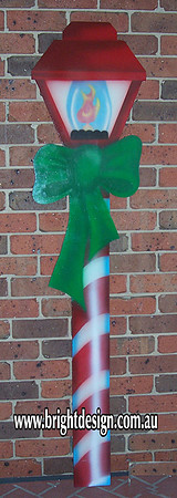 10-50 M-08 Bow Christmas Lamp Outdoor Christmas Display Custom Airbrushed Christmas  Decoration by Bright Design Studio
