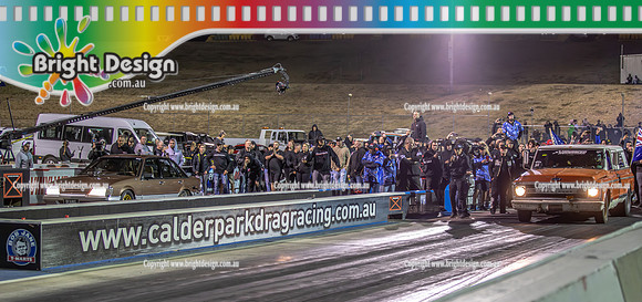Street Outlaws NPK No Prep Kings vs Australia @ Calder D2 19 March 2023 (149588) DEANG FARMTRUCK & AZN 7525