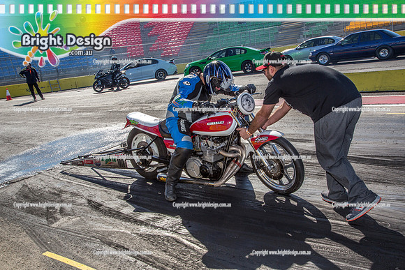 Sunday Funday @ Calder Park Drag Racing  Sunday 20 August 2017  (85526)  1016  ROB CASSAR BIKE BALLISTIC