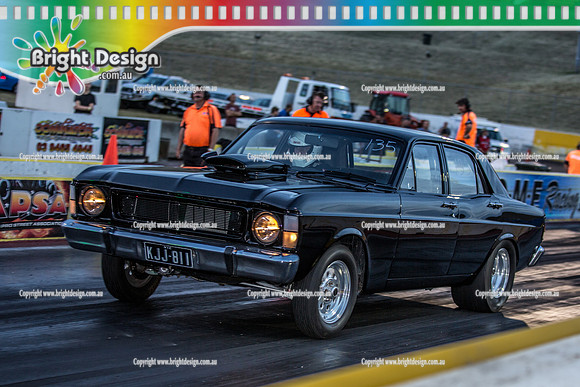 Fast Friday @ Calder Park Drag Racing Friday 10 November 2017   (90213)  135 KJJ811