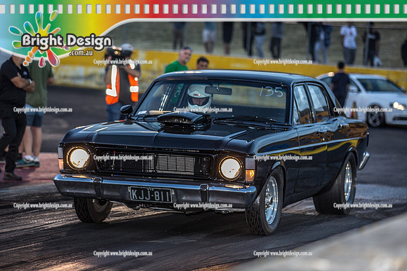 Fast Friday @ Calder Park Drag Racing Friday 10 November 2017   (90210)  135 KJJ811