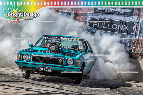 Skid City Day 1 @ Swan Hill April 2023 (1113)  FULLONX BURNOUT  RICK FULLER