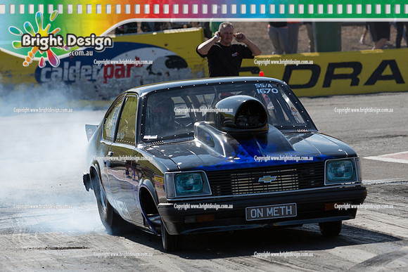 ANDRA Street Outlaws Drag Racing Quals Rnd 5 @ Calder Park 24 September 2014 (24140)  ONMETH