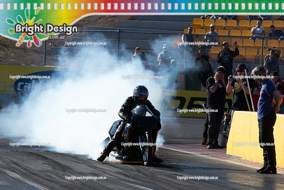ANDRA Street Outlaws Drag Racing Quals Rnd 5 @ Calder Park 24 September 2014 (24870)  BIKE