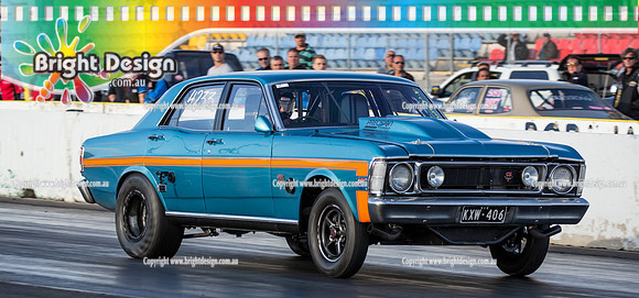 ROWE Memorial Super Stock Classic @ Calder Park Raceway  27 Dec 2015 (42017)-2  4233 KXW406 Steve Bezzina