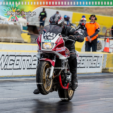 ROWE Memorial Super Stock Classic @ Calder Park Raceway  27 Dec 2015 (40124)-2  AMB 5843  SQUARE BRYAN FINN BIKE