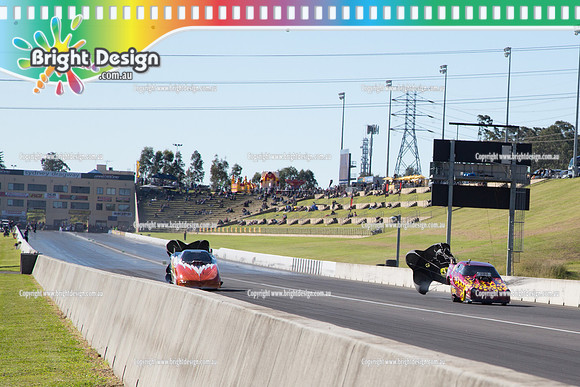 X-Champs @ Sydney Dragway SUN 4 May 2014  (6751)  SCO 540 DARRYL WALFORD  SCO 623 LES RODGIE  TEACHERS PET