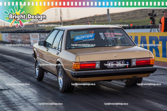 Fast Friday @ Calder Park Drag Racing  FRIDAY 10 Feb 2017   (77107)  XD351  6204 BRIAN SYMES NORTON
