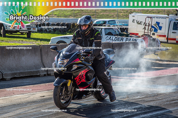 Fast Friday @ Calder Park Drag Racing Friday 9 February 2018  (100602)  BIKE IJ077