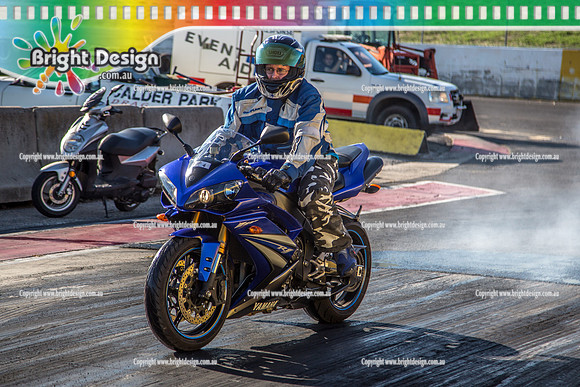 Fast Friday @ Calder Park Drag Racing Friday 9 February 2018  (100608)  BIKE FG758