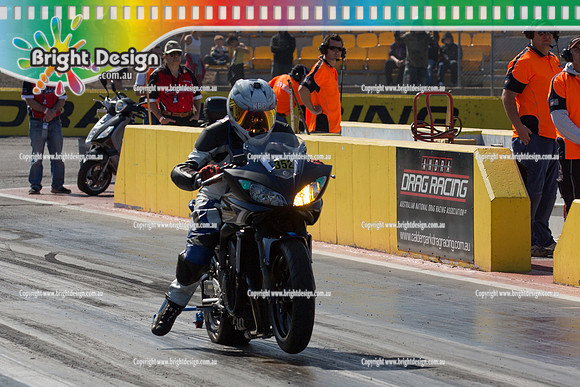 ANDRA Street Outlaws Drag Racing Quals Rnd 5 @ Calder Park 24 September 2014 (24238)  BIKE