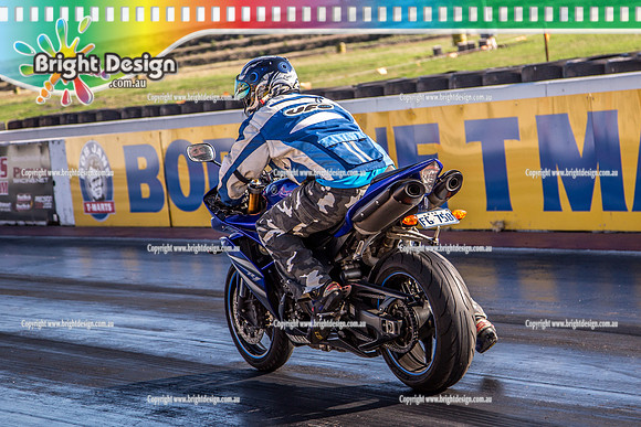 Fast Friday @ Calder Park Drag Racing Friday 9 February 2018  (100612)  BIKE FG758 - Copy
