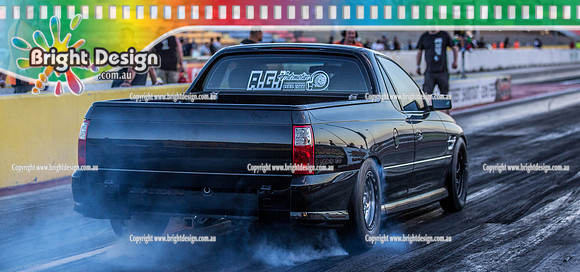 Fast Friday @ Calder Park Drag Racing Friday 19 January 2018  (100334)-2  BLACK UTE 176 TBC  AGI AUTOMOTIVE