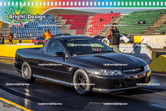 Fast Friday @ Calder Park Drag Racing Friday 19 January 2018  (100002)  BLACK UTE 176 TBC  AGI AUTOMOTIVE