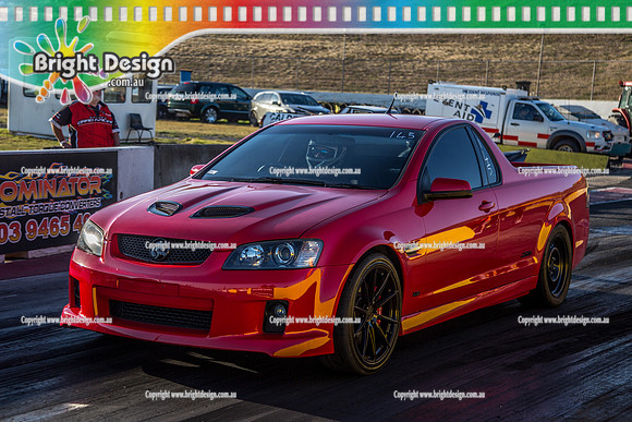 Fast Friday @ Calder Park Drag Racing Friday 19 January 2018  (100015)  RED UTE 145 TBC