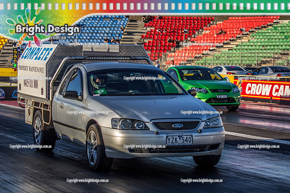Fast Friday @ Calder Park Drag Racing Friday 19 January 2018  (100107)  YZK540