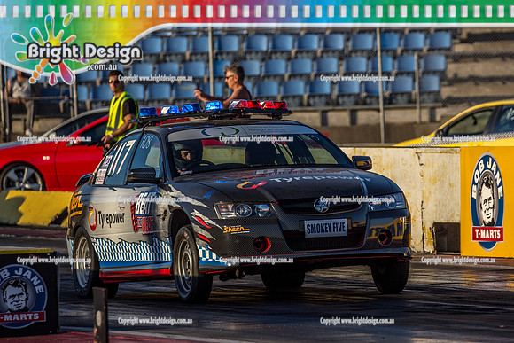 Fast Friday @ Calder Park Drag Racing Friday 19 January 2018  (100154)  BEAT THE HEAT SMOKEY FIVE