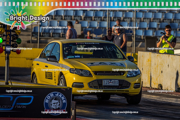 Fast Friday @ Calder Park Drag Racing Friday 19 January 2018  (100173)  TAXI SCOTT TAYLOR STREET MACHINE