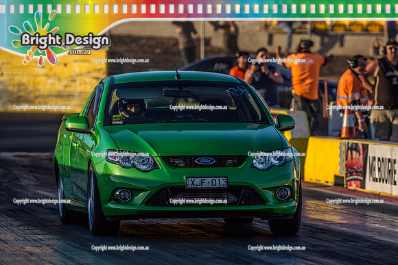 Fast Friday @ Calder Park Drag Racing Friday 19 January 2018  (100194)  XJF013