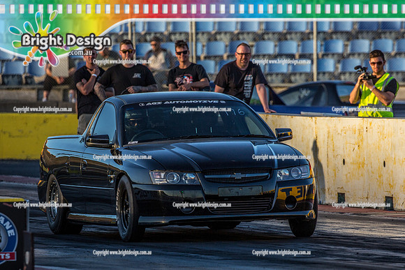 Fast Friday @ Calder Park Drag Racing Friday 19 January 2018  (100253) BLACK UTE 176 TBC  AGI AUTOMOTIVE
