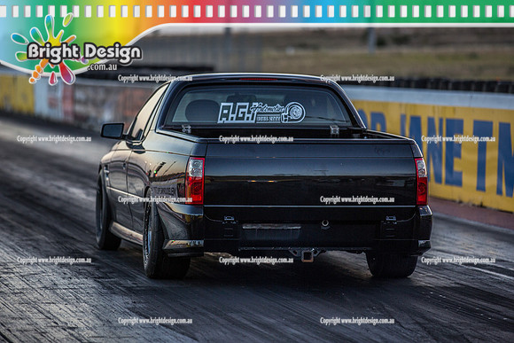 Fast Friday @ Calder Park Drag Racing Friday 19 January 2018  (100336)  BLACK UTE 176 TBC  AGI AUTOMOTIVE