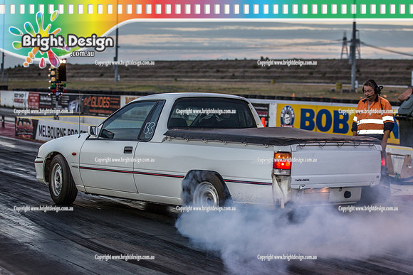 Fast Friday @ Calder Park Drag Racing Friday 19 January 2018  (100402)  133 WHITE UTE TBC
