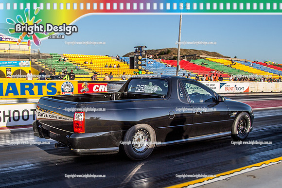 Fast Friday @ Calder Park Drag Racing Friday 19 January 2018  (100004)  BLACK UTE 176 TBC  AGI AUTOMOTIVE