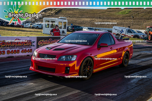 Fast Friday @ Calder Park Drag Racing Friday 19 January 2018  (100016)  RED UTE 145 TBC