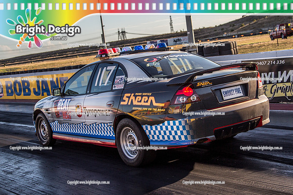 Fast Friday @ Calder Park Drag Racing Friday 19 January 2018  (100075)  BEAT THE HEAT SMOKEY FIVE