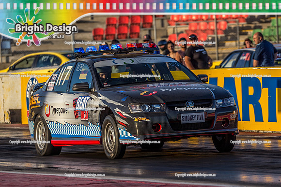 Fast Friday @ Calder Park Drag Racing Friday 19 January 2018  (100155)  BEAT THE HEAT SMOKEY FIVE