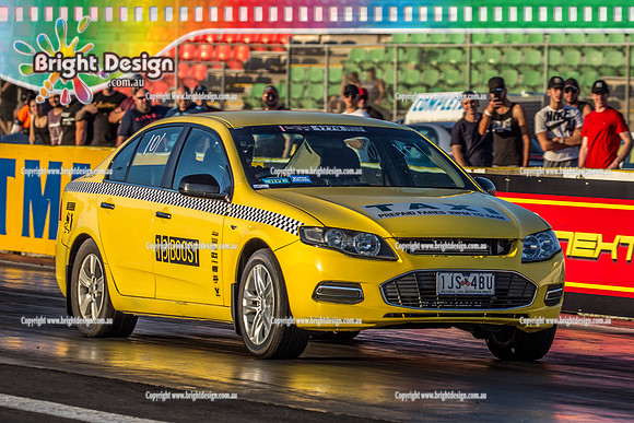 Fast Friday @ Calder Park Drag Racing Friday 19 January 2018  (100176)  TAXI SCOTT TAYLOR STREET MACHINE