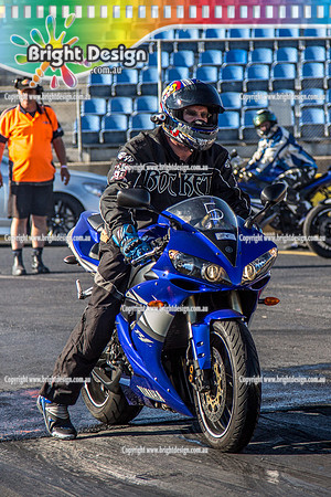 Fast Friday @ Calder Park Drag Racing Friday 9 February 2018  (100603)  BIKE EN024